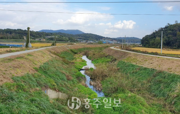 소하천 정비 이후 모습.