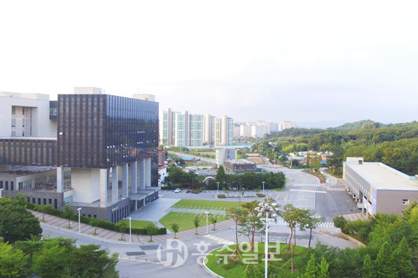 청운대학교 전경.