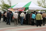 홍주문화체육센터에서 열린 2008년 대전충남한우협동조합 제1회 조합원 한마당 하눌소 판매 장면