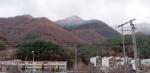 웅장한 마체산(馬體山) 아래 양지바른 곳에 터 잡은 마을의 학교와 아파트