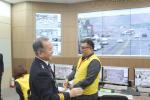 지난 19일 박상용 충남지방경찰청장이 홍성읍 오관리에 위치한 CCTV 통합관제센터를 방문해 관제센터 운영체계 및 감시상황을 점검했다.