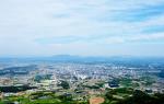백월산서 바라본 홍성읍 전경.