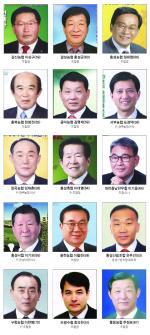 제1회 전국동시조합장선거 조합별 당선자.