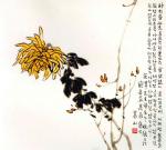 분노(44x44.5cm, 화선지 수묵담채).