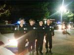 역전자율방범대원들과 윤중영 대장(사진 오른쪽 첫번째).