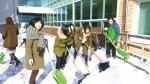 충남유아교육진진흥원(원장 장진옥)은 지난 25일 전 직원 27명이 ‘내 직장 앞 눈 치우기’를 실천하기 위해 청사 및 인근 도로에 대한 제설작업을 실시했다.