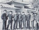갈산중학교 초창기 모습과 학생들.