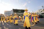 홍성역사인물축제 퍼레이드 모습.