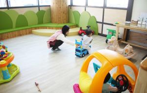 키움노리 내 시간제 보육 프로그램 운영 모습.