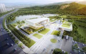 충남도립도서관 조감도.