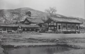 대구 칠곡 향교 전경(1950년대).