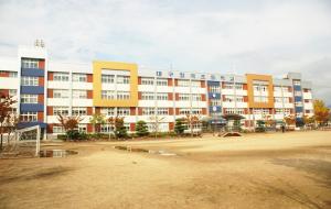 개교 110년이 넘은 대구 칠곡초등학교 전경.