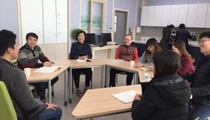 교사학습공동체, 교사왓수다는 진로와 관련한 교사들의 동아리활동이다.