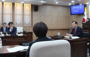 지난 1일 민선 7기 주요 현안에 대한 군정 질의가 진행됐다.