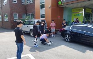 지난해 드론을 활용한 사진촬영과 영상제작 창업활동 모습.