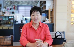 홍성터미널 인근 카페에서 만난 홍성군주민자치협의회 장순화 회장.
