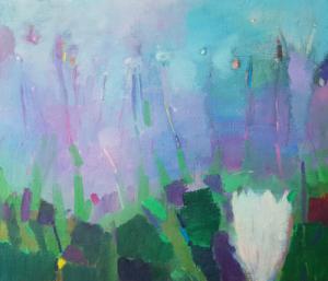 최미옥 l 홀씨되어 l 재료: oil on canvas l  53cm x 45.5cm