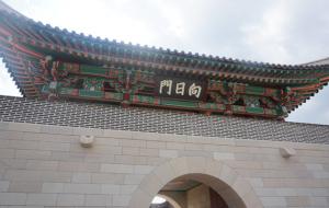 동문인 향일문.