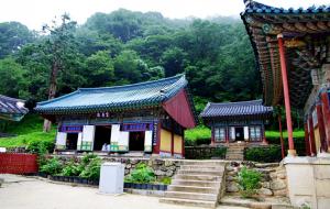 설악산 신흥사 전경.