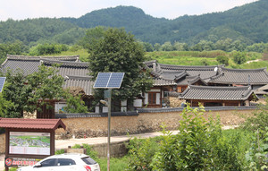 경남 거창 황산마을 전경.