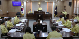 지난 22일에 열린 홍성군의회 제267회 임시회 개회식 장면.