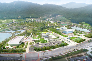 2024년 3월 개관 예정인 충남도립미술관 조감도.