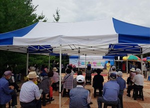 문화장터공연 운영 모습.
