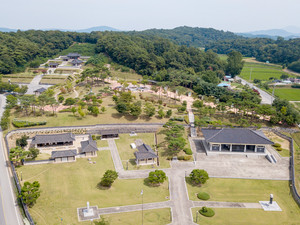 갈산면 행산리의 백야 김좌진 장군의 생가 터(1)