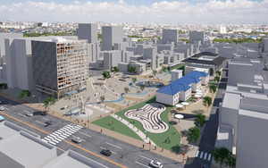 2023년 말까지 지상 10층·지하 3층으로 건립되는 제주시 신청사 조감도.