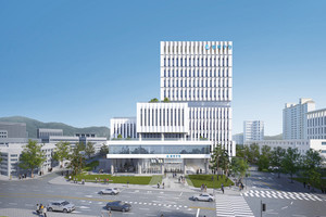 새 동작구장승배기 종합행정타운 복합청사 투시도.