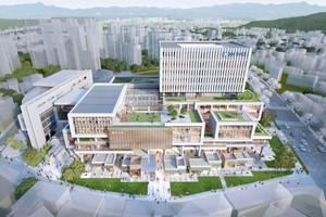 동작구청과 장승배기 종합행정타운 조감도.