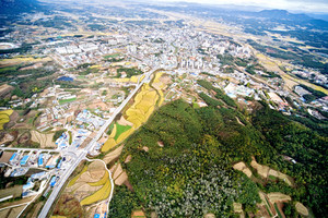천년의 역사문화도시 홍성읍 전경.