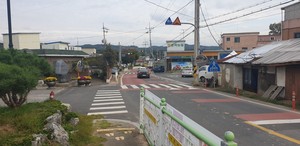 장곡면 교통환경개선사업 대상지 전경.