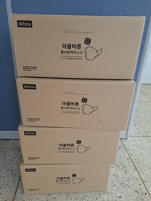 서부면에 익명으로 기증된 마스크 1440매.