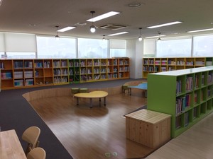 광천공공도서관 내부 모습.