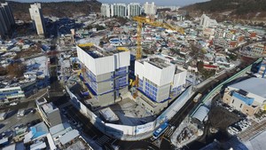 구 예산 군청 부지 행복주택 건립사업 공사현장.