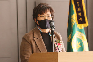 여성농업인 홍성군연합회 최은분 취임회장.&nbsp;