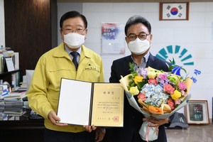 홍성군 홍보대사로 위촉된 배우 임선택 씨.
