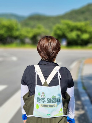 장길자 내포문화숲길 완주원정대 1기 길라잡이.