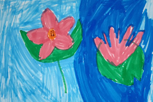 김병헌(8) 〈심심한 연꽃〉 36×26㎝ 싸인펜.