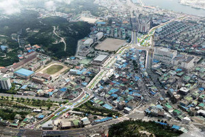 포항시 학산천 생태공원 조감도.