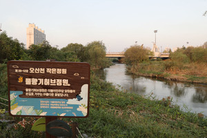 오산천 전경.
