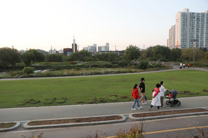오산천 전경.