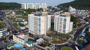 구 예산군청 부지 활용 행복주택 전경.