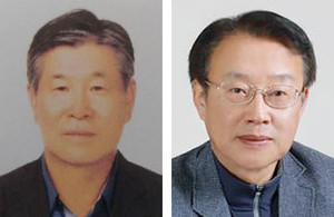 올해 산림명문가로 선정된 가문대표들. 왼쪽부터 조환웅, 임순환.