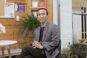 지난 8일 오후 홍성침례교회에서 만난 최윤종 담임목사.&nbsp;