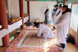 지난 6일 옹담마을에서는 영산당 당제를 개최했다.