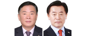 &nbsp; &nbsp; &nbsp; &nbsp; &nbsp; &nbsp; &nbsp; &nbsp; &nbsp; &nbsp; &nbsp; &nbsp; &nbsp; &nbsp; &nbsp; &nbsp; &nbsp; &nbsp; &nbsp; &nbsp; &nbsp; &nbsp; &nbsp; &nbsp;왼쪽부터 더불어민주당 1 이두원 후보, 국민의힘 2 이종화 후보.