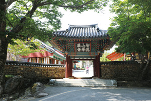 지리산둘레길 전남 구례 화엄사.
