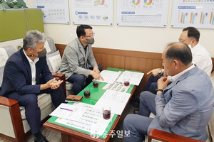 각 과 관련사업 관계자들과 면담.